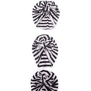 Toddler girls bow beanie head wrap